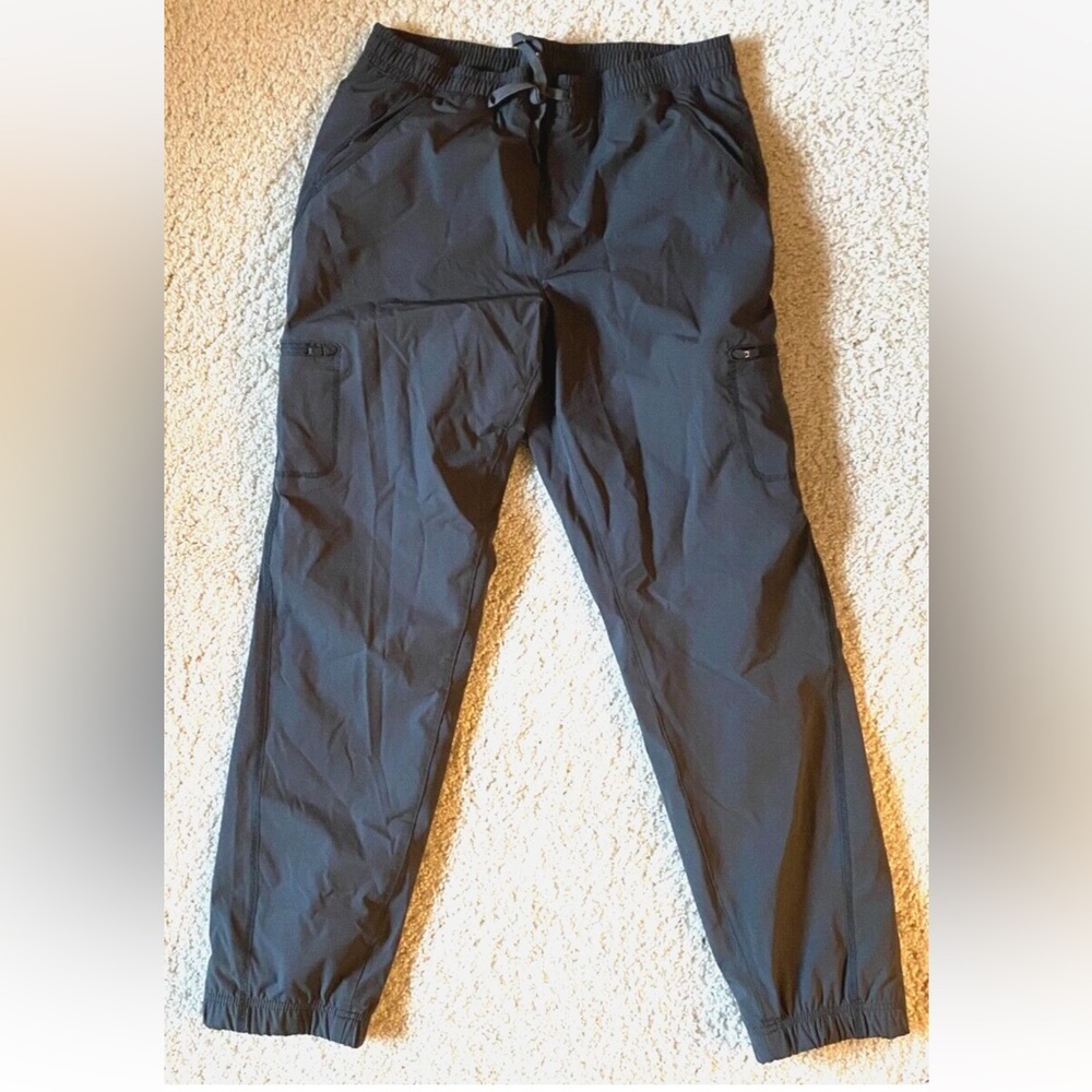 Eddie Bauer Womens Polar Fleece lined Joggers Size 12 Dark Grey